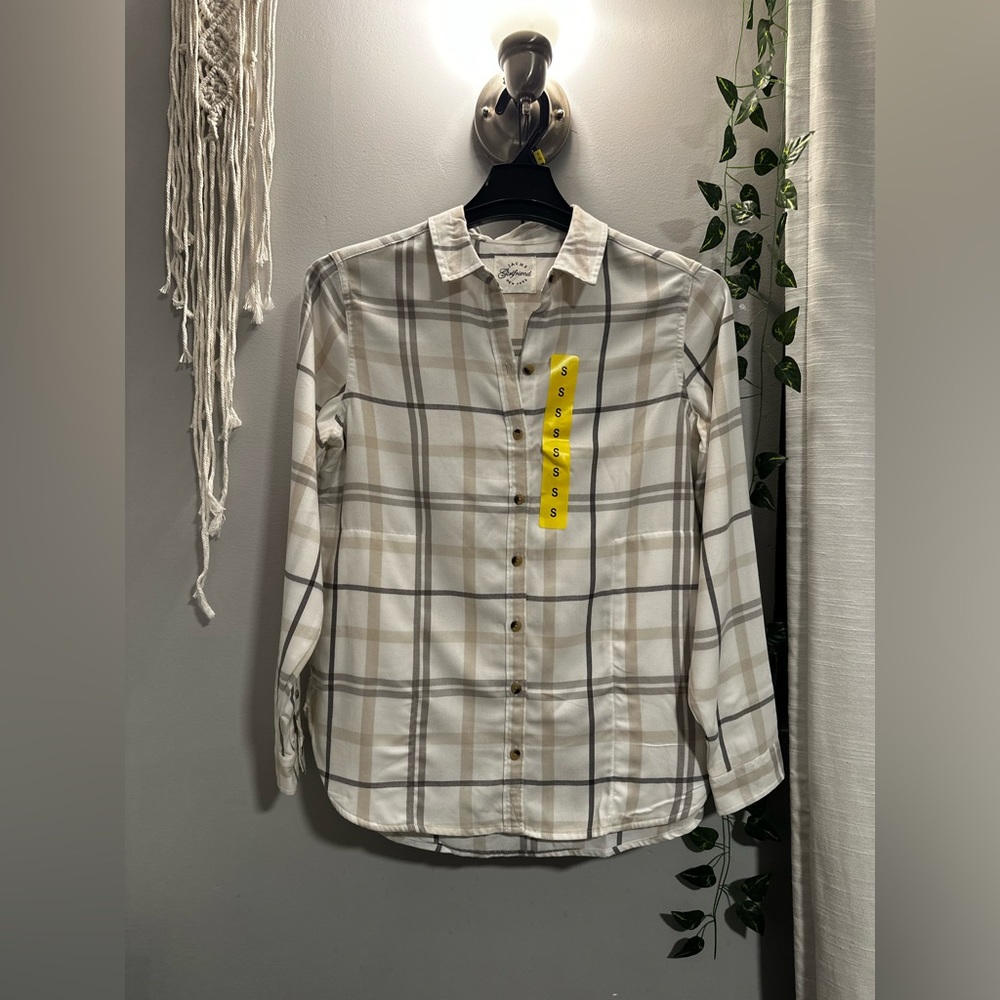 Jach’s Girlfriend New York Flannel with pockets (new with tags)